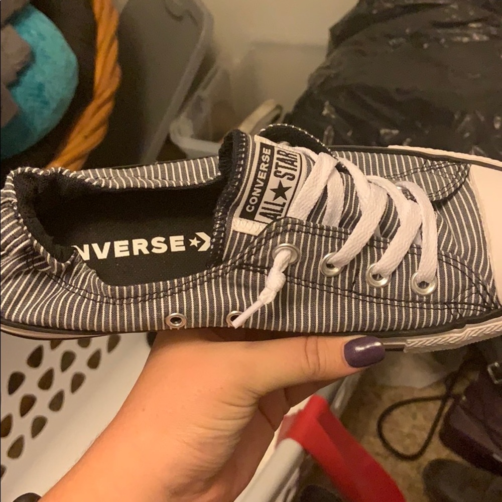 Striped Converse